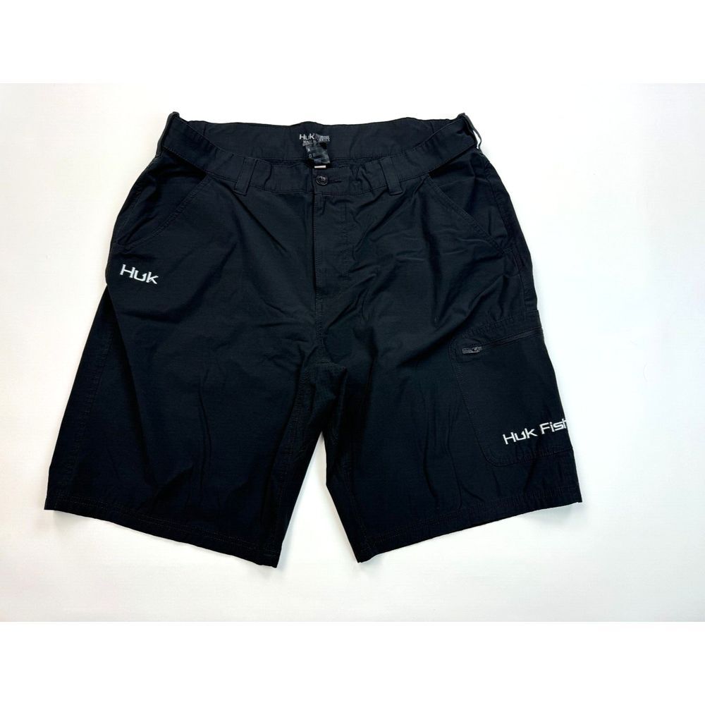Huk Next Level 10.5" Shorts Performance Fishing Mens XL‎ Pockets Stretch Cotton